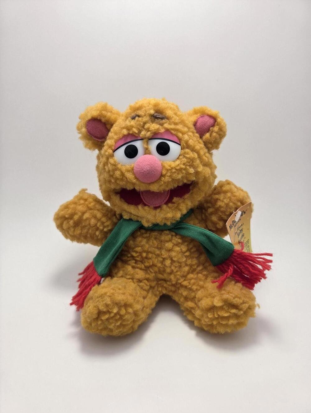 Vintage “Baby Fozzie” Plush 1987 from the Muppets, Vintage (9 inch)